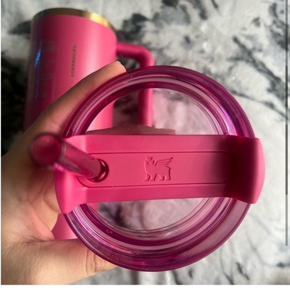 Starbucks X Stanley Holiday Christmas Edition 40FL OZ Quencher Rare - Picture 4 of 11